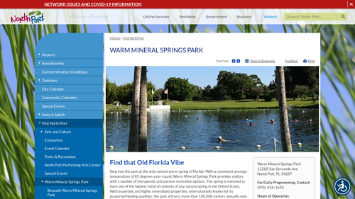 Warm Mineral Springs Park